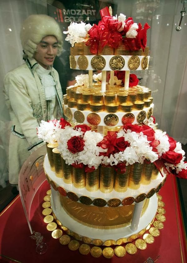 2.16 مليون دولار لكيكة بعملة فيينا الذهبية