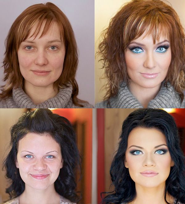 المكياج يصنع المعجزات ! 20 صورة لنساء قبل و بعد المكياج (16)