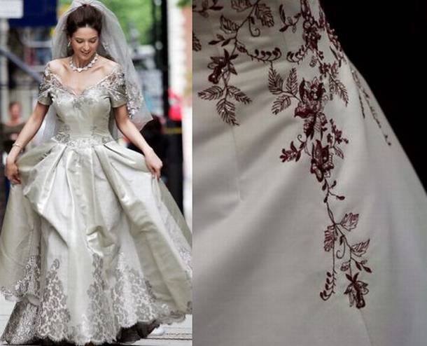 فستان زفاف ماورو آدمي  يبلغ ثمنه 372.564 دولار