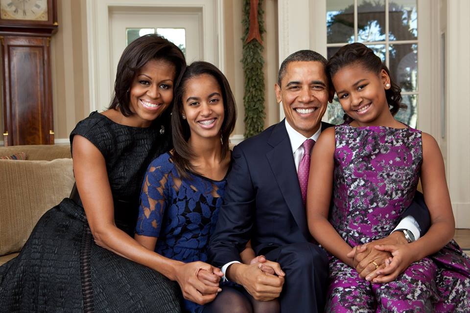 عائلة باراك اوباما