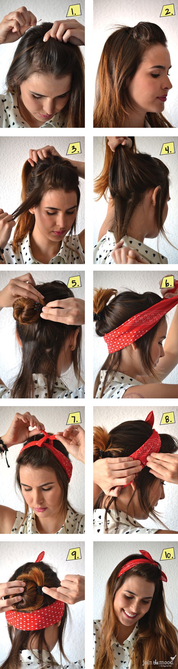 طريقة لربط خصلة الشعر في مقدمة الشعر بطريقة رائعة