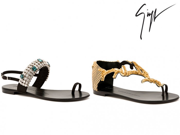 مجموعة عصرية من أحذية Giuseppe Zanotti  لصيف 2015