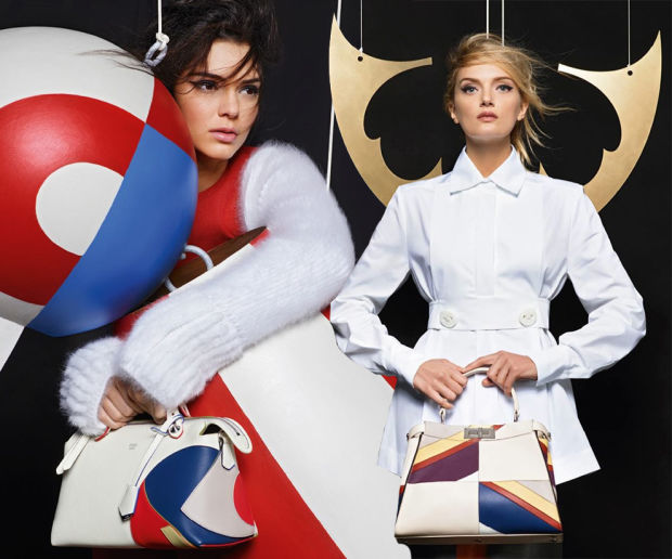 كيندال جينر و ليلي دونالدسون حملة فندي الإعلانية لخريف 2015
