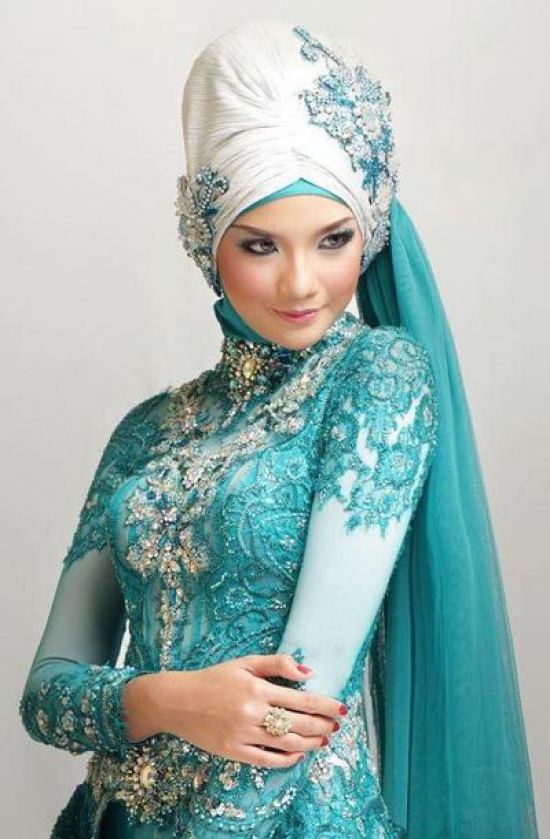 islamic wedding hijab style