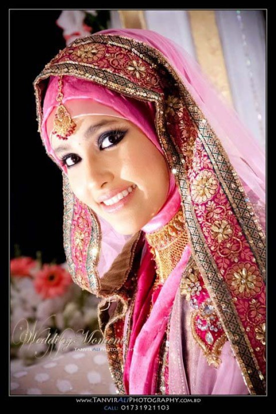 islamic wedding hijab style
