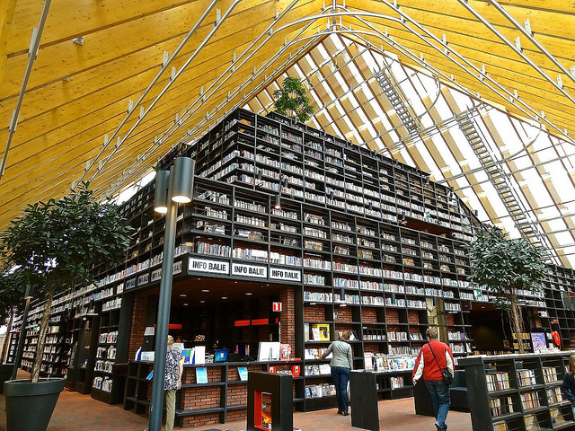 Book Mountain Library, Spijkenisse, The Netherlands