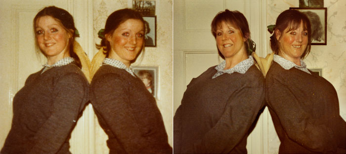 Campbell Twins 1976 & 2011 London