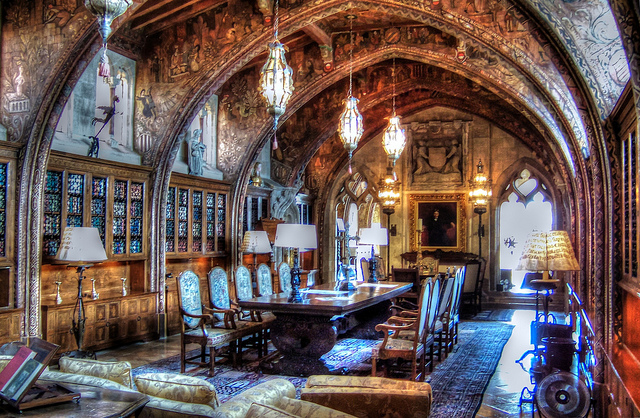 The Hearst Castle Library, California, USA