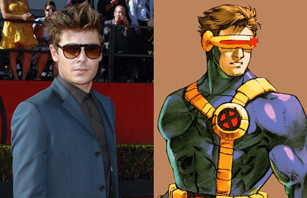Zac Efron - Cyclops in  X-Men