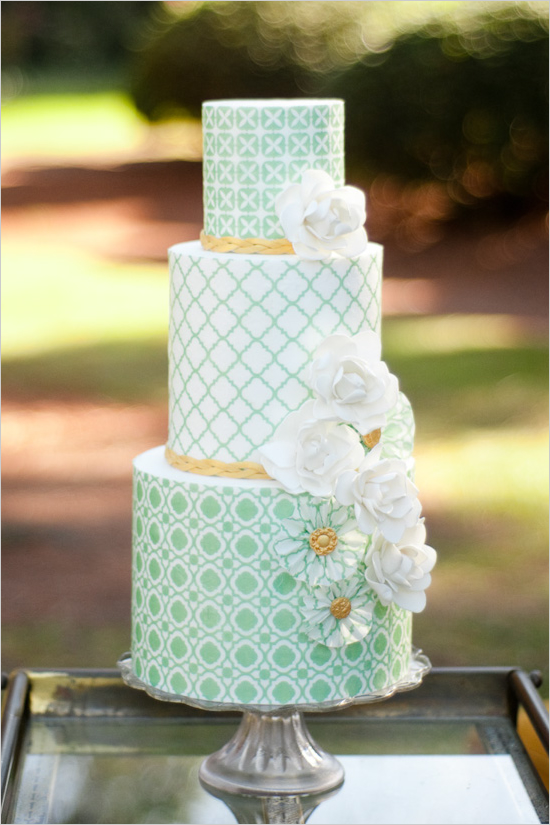 green_weddingcake
