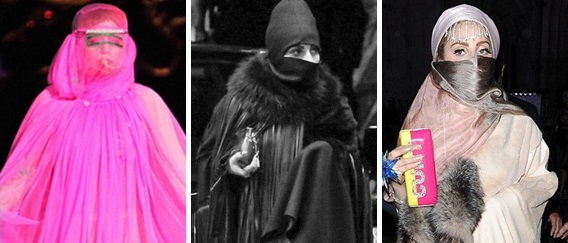 lady gaga Burqa
