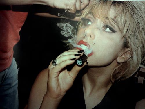 lady gaga smoking