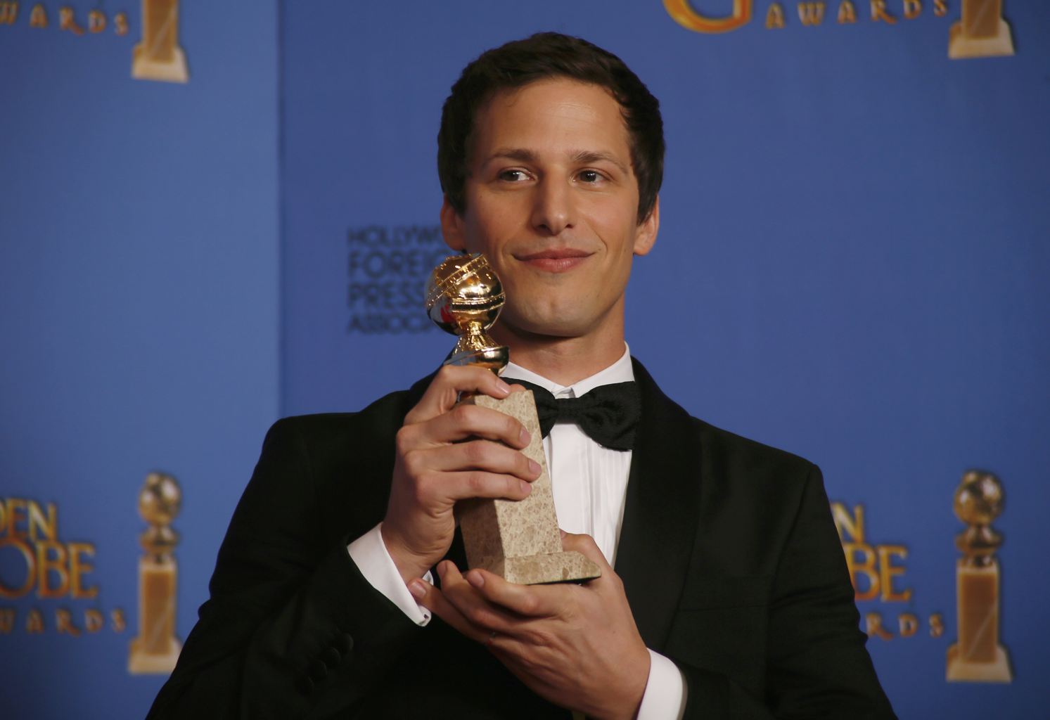 آندي سامبرج فاز بجائزة أفضل ممثل كوميديا تليفزيونية عن دوره في Brooklyn Nine-Nine
