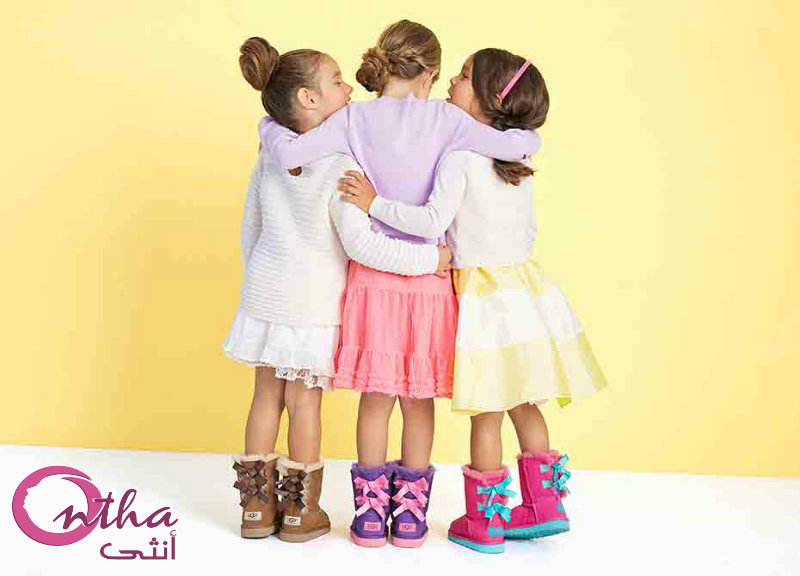 أحذية الأطفال الجديدة من UGG روعة الأرجواني و الوردي !
