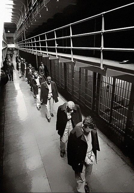 اخر السجناء المغادرين لسجن الكتراز 1963