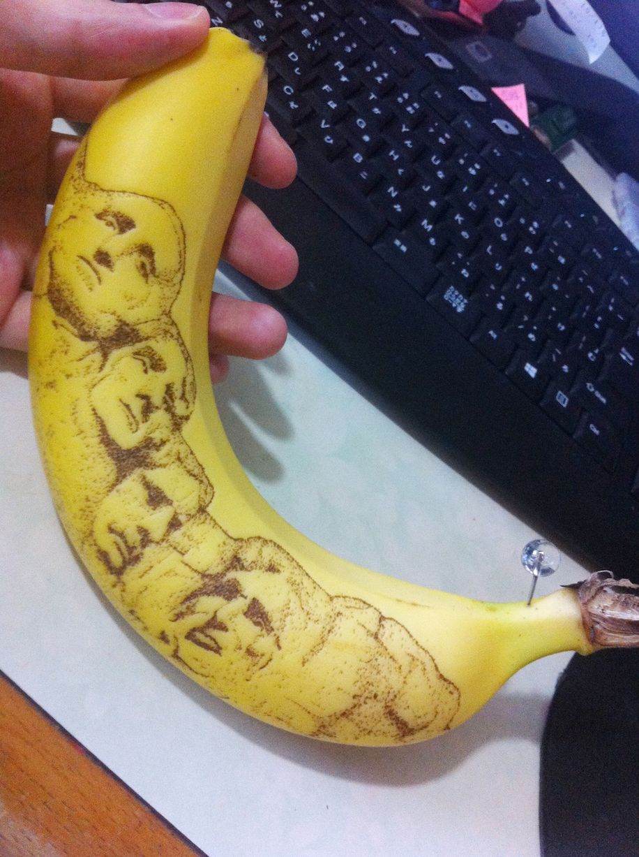 الرسم على الموز 6