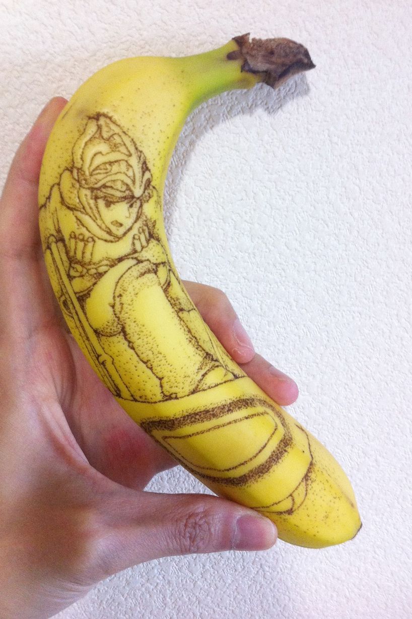 الرسم على الموز 8