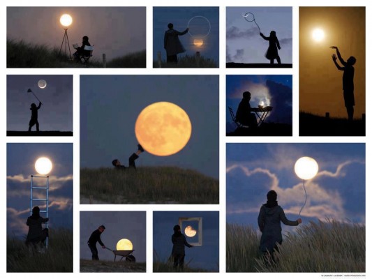  الفنان لاورنت لافيدر و "اللعب مع القمر"