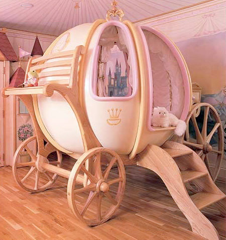 سرير عربة سندريلا