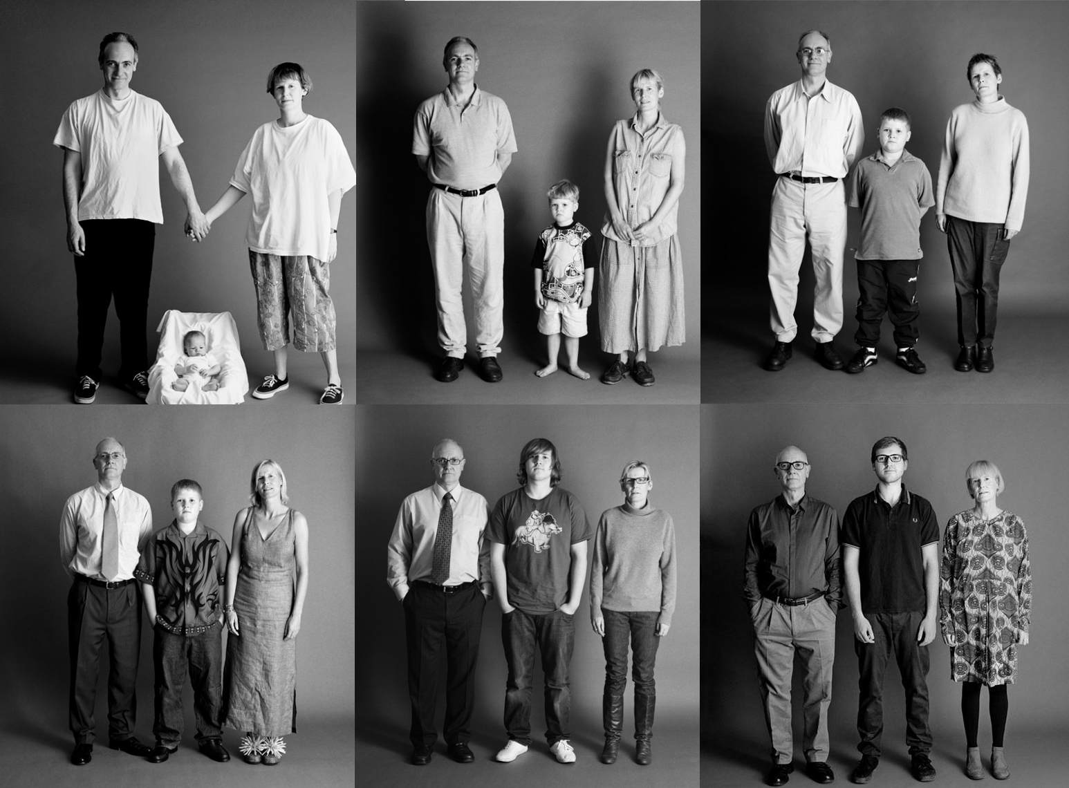 عائلة تلتقط لنفسها صورة من كل عام بنفس الوضعية على مدار 22 عام
